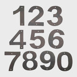 Modern Cast Iron House Numbers