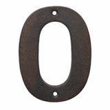 Modern Cast Iron House Numbers