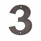 Modern Cast Iron House Numbers