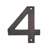 Modern Cast Iron House Numbers