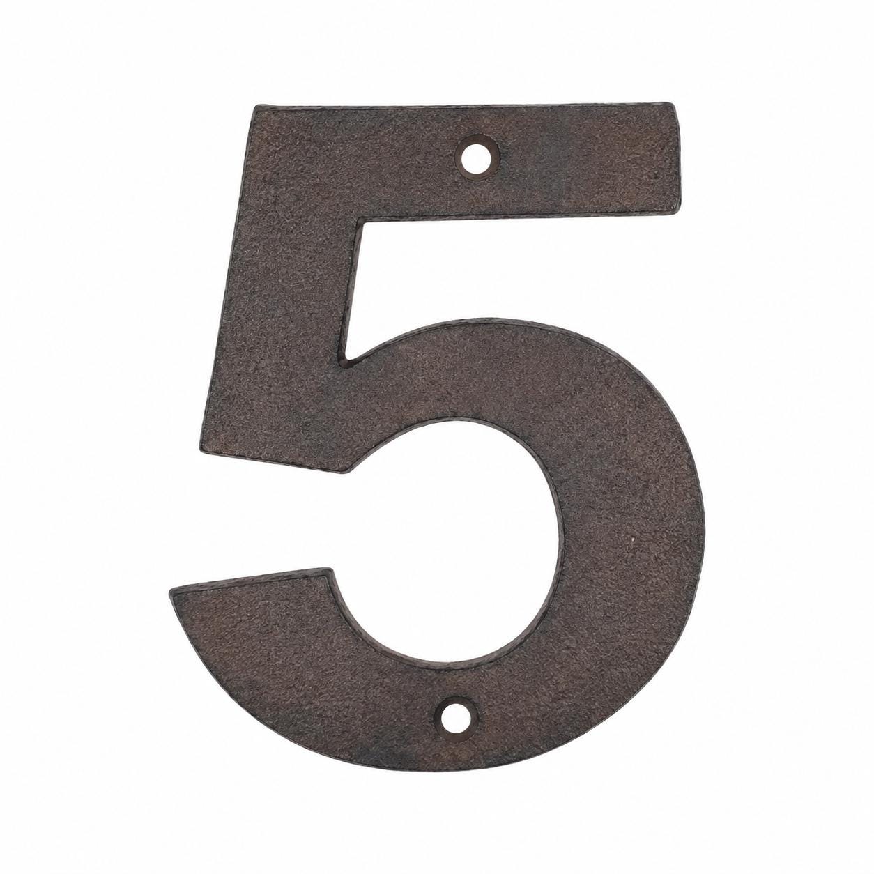 Modern Cast Iron House Numbers