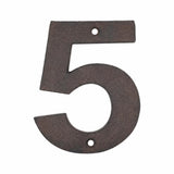 Modern Cast Iron House Numbers