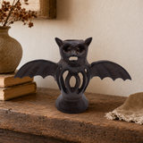 Cast Iron Bat Candle Holder